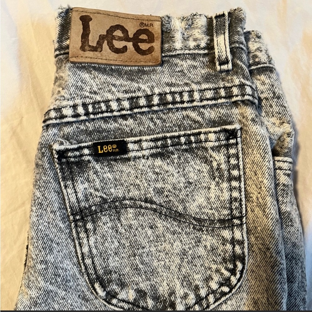 Vintage Lee acid wash jeans